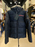 PRADA LUXURY PUFFER JACKET WITH PREMIUM LEATHER DETAILING | BLACK