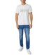 DONNA KARAN NEW YORK MEN'S DKNY MERCER STRETCH LOGO TEE | WHITE