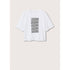 MANGO WOMEN PRINTED COTTON - BLEND T - SHIRT | WHITE