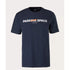 S.OLIVER SLIM FIT T-SHIRT WITH TEXT | NAVY BLUE