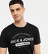 JACK & JONES LOGO CREW T-SHIRT | BLACK