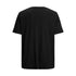 JACK & JONES MEN PRINTED ROUND NECK T-SHIRT | BLACK