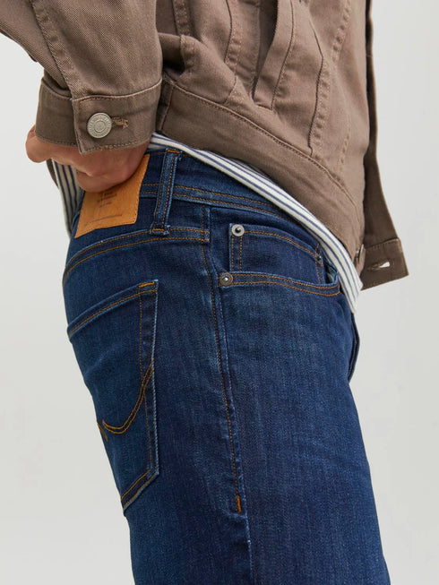 J&J TOM'S SLIM / GLENN MEN'S JEANS | DARK BLUE.