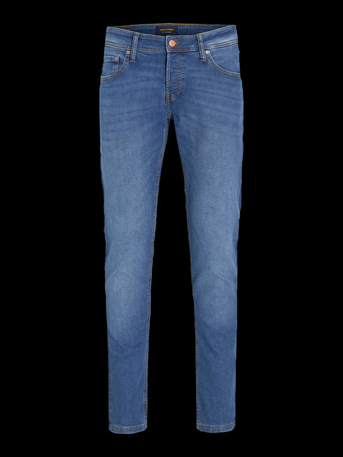 JACK & JONES. JJIGLENN JJORIGINAL SLIM FIT JEANS | BLUE