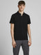 JACK & JONES PLAIN POLO SHIRT | BLACK