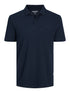 JACK & JONES PLAIN POLO SHIRT | BLUE