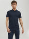 JACK & JONES PLAIN POLO SHIRT | BLUE