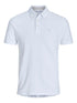 JACK & JONE MEN'S JJEBASIC POLO SS NOOS SHIRT | WHITE