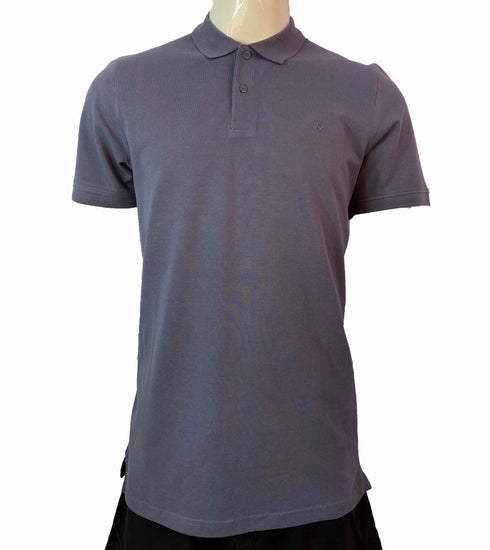 JACK & JONES PLAIN POLO SHIRT | LIGHT GRAY