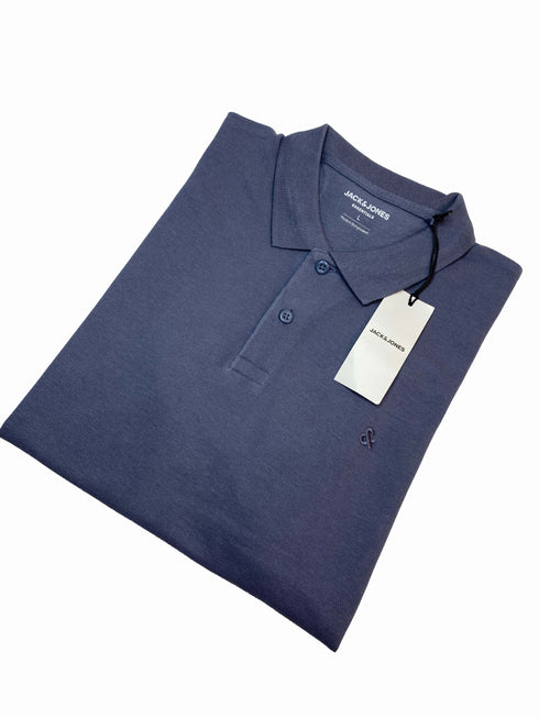 JACK & JONES PLAIN POLO SHIRT | LIGHT GRAY