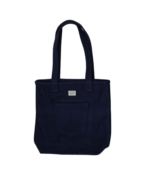 UPCYCLING PREMIUM WOOL TOTE BAG | NAVY