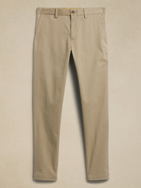 Khaki Banana Republic Athletic Rapid chino pants, stylish and comfortable.