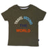 BIG STAR green TATW logo T-shirt for kids – stylish, trendy, and comfy.