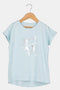 Guess Kids Short Sleeve T-Shirt in Light Blue – Soft cotton tee for boys & girls. Trendy, comfortable, and perfect for everyday wear. Shop kids' t-shirts now!