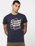 JACK & JONES LOGO CREW T-SHIRT | BLUE