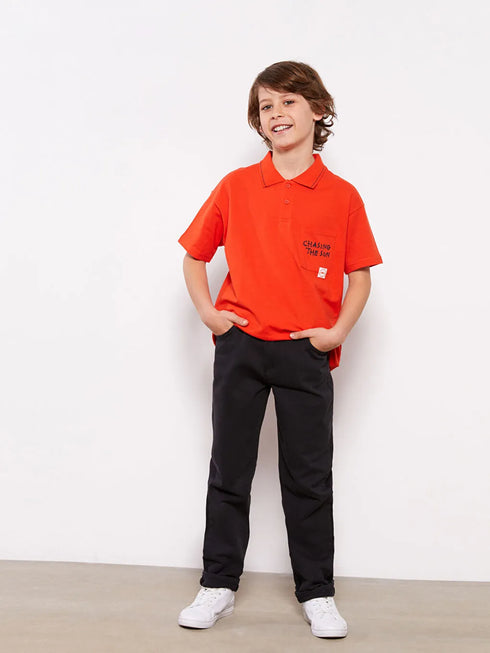 LC WAIKIKI BOYS POLO SHIRT PRINTED KIDS | ORANGE