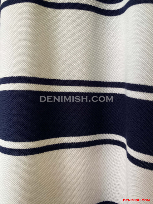 LACOSTE MEN SLIM FIT CLASSIC STRIPED POLO SHIRT | NAVY/WHITE