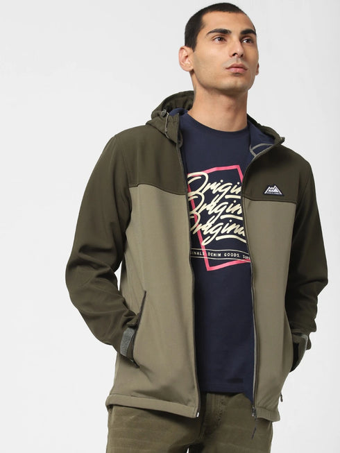 JACK & JONES LOGO CREW T-SHIRT | BLUE