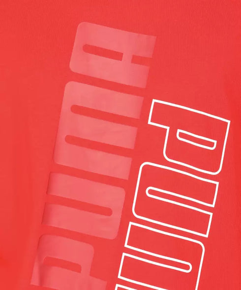 PUMA LOGO MEN REGULAR FIT T-SHIRT | RED
