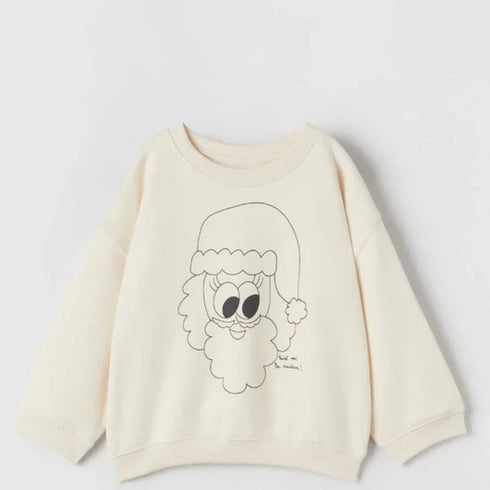 ZARA GRAPHIC SWEATSHIRT CREAM | KIDS