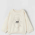 ZARA GRAPHIC SWEATSHIRT CREAM | KIDS