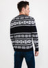 PRODUKT LEO CHRISTMAS KNIT SWEATER BLAZER, NAVY