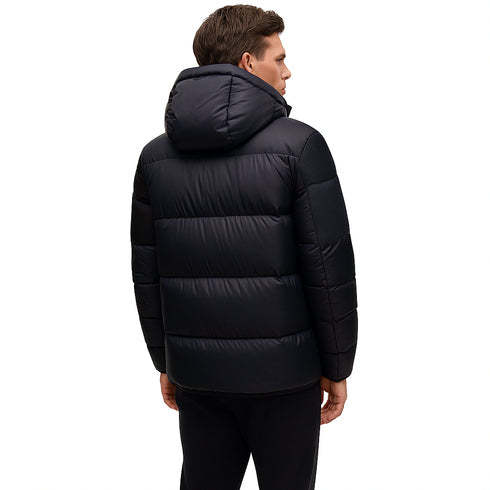 HUGO BOSS MEN’S PUFFER JACKET - PREMIUM WINTER OUTER WEAR | NAVY