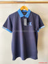 navy logo print polo shirt – stylish and premium.