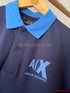 navy logo print polo shirt – stylish and premium.