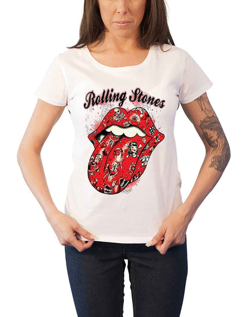 The Rolling Stones Tattoo flash - Women's T-shirt | White