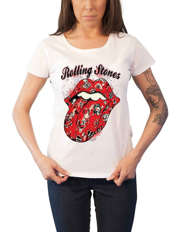 The Rolling Stones Tattoo flash - Women's T-shirt | White
