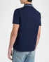BURBERRY MEN'S POLO SHIRT WITH EMBROIDERED LOGO | NAVY BLUE