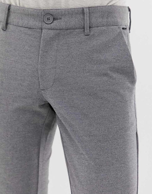 ONLY & SONS SLIM TAPERED FIT PANT | GREY