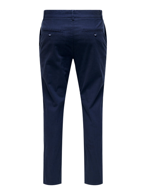 ONLY & SONS ONSMARK SLIM FIT TROUSER | BLUE / DARK NAVY