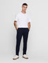 ONLY & SONS ONSMARK SLIM FIT CHINO TROUSER | NAVY