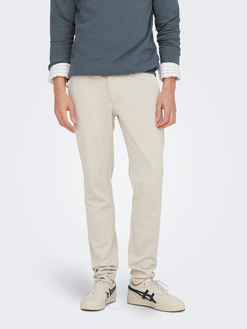 ONLY & SONS ONSMARK SLIM FIT CHINO TROUSER | MOONSTRUCK