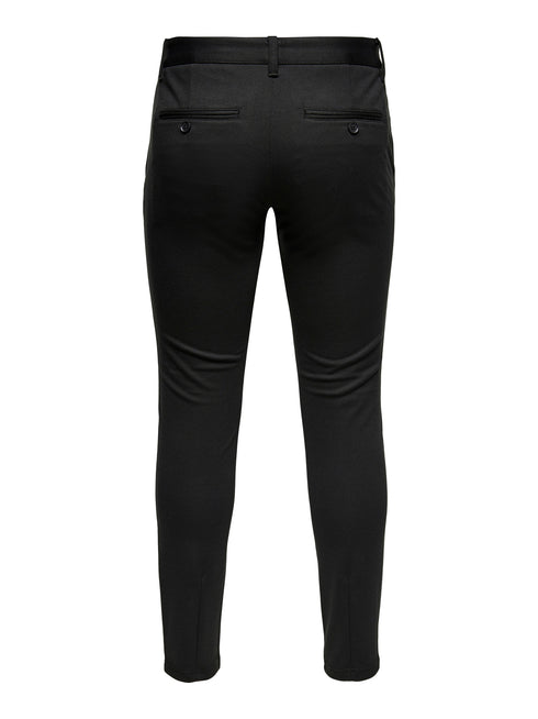 ONLY & SONS ONSMARK SLIM FIT CHINO TROUSER | BLACK