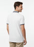 CELIO MEN’S CLASSIC WHITE POLO SHIRT – SOFT COTTON, CONTRAST COLLAR & SMART CASUAL FIT