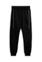 PULL & BEAR STRAIGHT TRACKPANT TROUSERS | BLACK