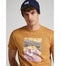 PEPE JEANS- KENELM SLIM FIT COTTON T-SHIRT | DARK YELLOW