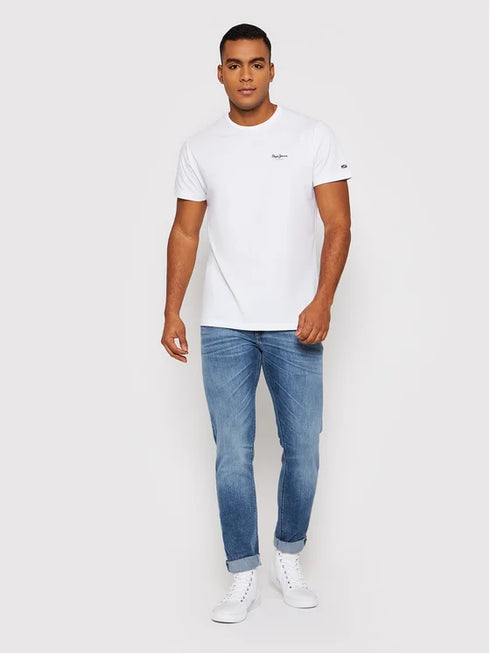 PEPE JEANS ORIGINAL BASIC 3 N T-SHIRT | WHITE