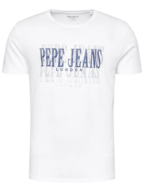 PEPE JEANS LONDON-SNOW REGULAR FIT - T-SHIRT | WHITE