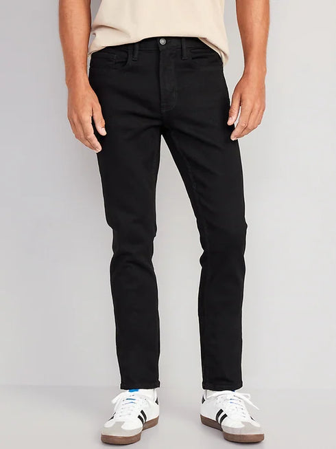 OLD NAVY black slim 360° stretch performance jeans for men