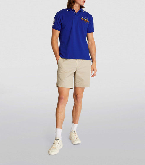 RALPH LAUREN CUSTOM FIT TRIPLE PONY POLO | ROYAL BLUE