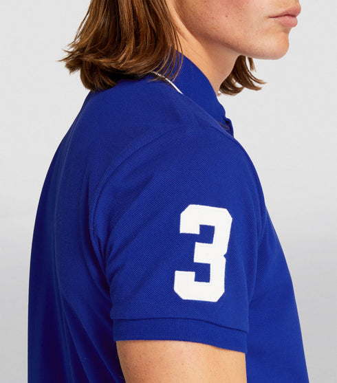 RALPH LAUREN CUSTOM FIT TRIPLE PONY POLO | ROYAL BLUE