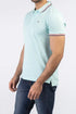 CELIO Men's NECETWO Polo Shirt - Light Sea Green, premium polo shirt