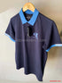 navy logo print polo shirt – stylish and premium.