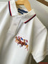 RALPH LAUREN CUSTOM FIT TRIPLE PONY POLO | WHITE