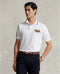 RALPH LAUREN CUSTOM FIT TRIPLE PONY POLO | WHITE