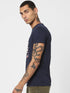 JACK & JONES LOGO CREW T-SHIRT | BLUE